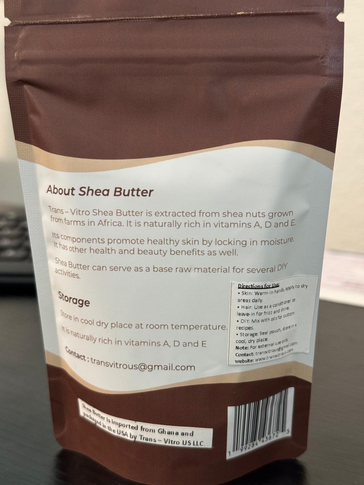 Shea Butter - Raw, Unrefined, 100% Natural 5 oz