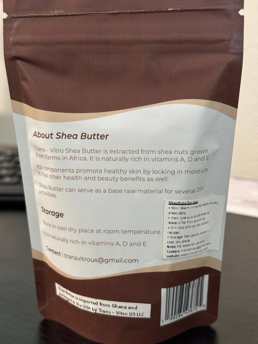 Shea Butter - Raw, Unrefined, 100% Natural 5 oz