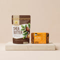 Trans-Vitro Shea Butter & Honey Turmeric African Black Soap Set – Natural Skincare – 5 oz