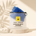 Trans-Vitro African Net Exfoliating Bath Sponge with Bag – Full Body Scrub – 85cm