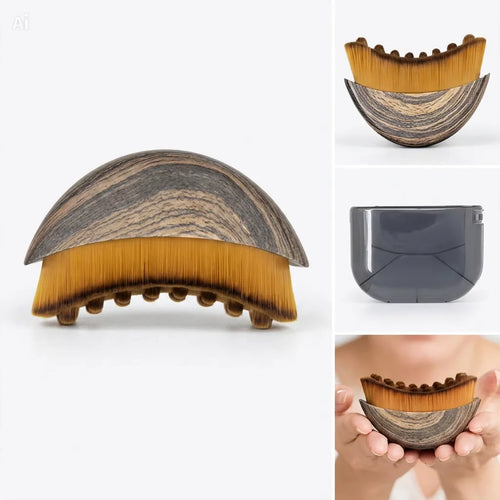 Lymphatic Contour Handheld Oval Face Kneading Massager Beige